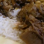 ロッダグループ - 良く分からない南アジアの果物(ジャックフルーツ)のカレーとバスマティライス