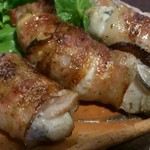 牡蠣の豚バラ巻き