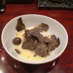 BISTRO GYORAN 魚籃 - 鱈の白子のブールブランソース、トリュフもたっぷり！