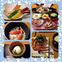 かに道楽 梅田店 - 春の籠盛り
                    
                    蟹のチーズフォンデュってなかなか食べないので良かった♡