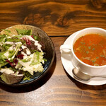 ビストロとサカバ TAKE - サラダ・スープ