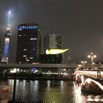 フラムドール - 隅田川越しのフラムドール