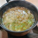 UDON STAND TATSUMI - 豚天定食　¥880