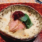 にるご - カシスのジュレで、酢の物