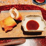 にるご - ハモと新ごぼうの春巻き