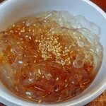 月見茶屋 - 久しぶりにトロコテン食べます(／＼)＼(^o^)／