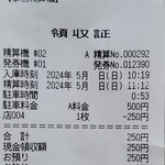 六角家1994+ - なると駐車場領収証
      