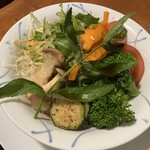 海鮮問屋仲見世 - 野菜サラダ