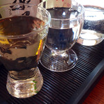 手打そば仁水 - 利き酒セット