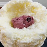 こひる庵 - カシス紅茶タルトクリームは甘酸っぱでタルトのもったり感さいこう♡