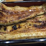 川栄 - うな重。最特上の青鰻。
