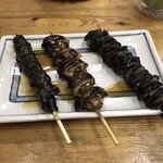 川栄 - 鰻の三種盛り。