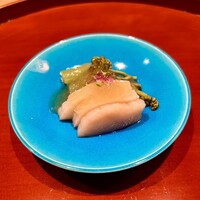 筒井 清寂 - 平貝　蕗　蕨　柑橘のジュレ