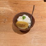 ひと串天ぷらと銀シャリ チョロパの酒場 - レモンシャーベット