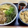 ココちゃんうどん - 肉ぶっかけうどん＝650円
おこわ＝150円