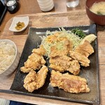 パセリ×タニタカフェ - 唐揚げ定食