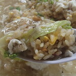 正龍 - カニ肉あんかけチャーハン