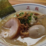 正龍 - 濃厚白鶏麺（パイチーメン）
