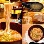 銀座ろくさん亭 - ◆食事（お好みで）  
      A、麺類色々　サンラータン
       　　甘みがあり かつおだし とトマトのような風味を感じた
       　　やや強めなやんちゃ感がある味  
