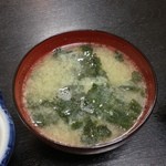 神月 - はばのりの味噌汁