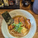 麺や 桜風 - バラ肉チャーシュー麺(塩)(2024年5月19日)