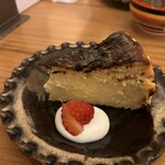 バル ポルティージョ - バスクチーズケーキ（＋550円）