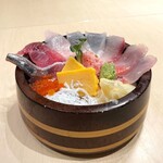 Kaisen Sushi Kaikatei - 那珂湊･浜の地魚丼2(旬な桜鯛のレベルが違う)
