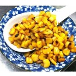 正龍 - 焼きもろこし盛＋例のラー油をトッピング