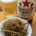 正龍 - 赤星＋きゃらぶきおひたし