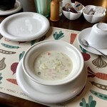 きのこⅡ世号 - 【朝食】クリームスープ