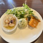 Kaneho Suisan - ランチセットの前菜