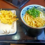 Marugame Seimen - 釜玉 大と野菜かき揚げ