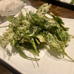 錦町酒場せいろやげんさん - 新茶の唐揚げ　うまい