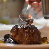 フランス食堂ひまわり - 料理写真:看板メニュー　大人の黒毛和牛チーズinハンバーグ　黒トリュフ赤ワインソース