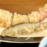 そば会席 立会川 吉田家 - 稚鮎と海老