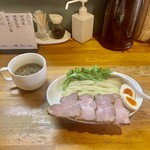 極汁美麺 umami - 地鶏醤油つけ麺 1100円　※限定メニュー