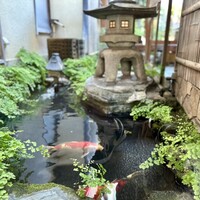 そば会席 立会川 吉田家 - 錦鯉がいる！
