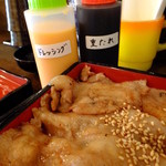 串酒場チチカブ - タレもあります～ランチ：ぶた重：680円(’14.02月)