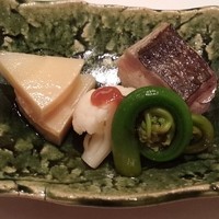 料理屋くおん - 雁足や筍などの煮物