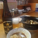 正龍 - 麻婆豆腐＋おかわりサッポロ