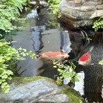 そば会席 立会川 吉田家 - 気持ちよさそうです～