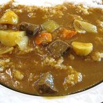 カレーショップキング - ビーフカレー野菜トッピング大盛り辛口880円