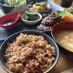 Waraku - まぐろのほほ肉ステーキ定食（ランチメニュー）