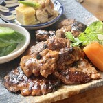 Waraku - まぐろのほほ肉ステーキ定食（ランチメニュー）