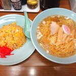 竹屋 - ラーメン ＋ 半チャーハン