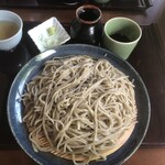 Jyuuwari Te Uchi Soba Soba Dokoro Dodo Momo - 玄挽き　もりそば　大盛り