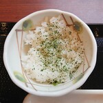 Marugame Seimen - 一口ご飯は少なくもなく多くもなく、〆に相応しい丁度良い量◎