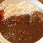 獅子吼高原ふれあい館 - ハンバーグカレー