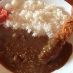 獅子吼高原ふれあい館 - エビフライカレー