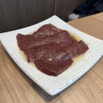 焼肉山水 - 新鮮生レバ焼き　1,200円
